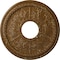Ekena Millwork Tirana Medallion (Canopies up to 4 3/4"), 13 7/8"OD x 3 3/4"ID x 1 1/4"P, Smokey Topaz Crackle CM13TISTC - alternate 1